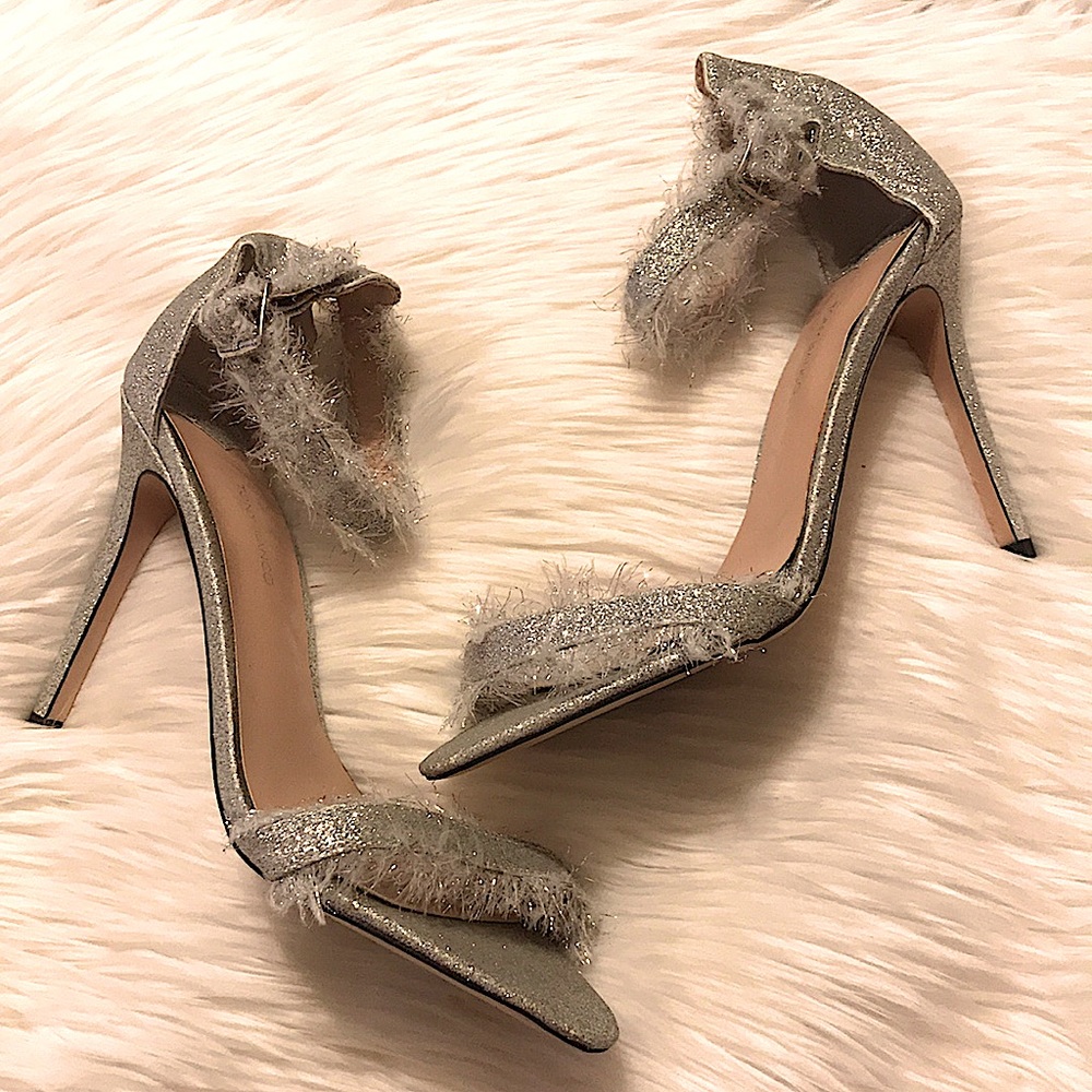 Tony Bianco Silver High Heels